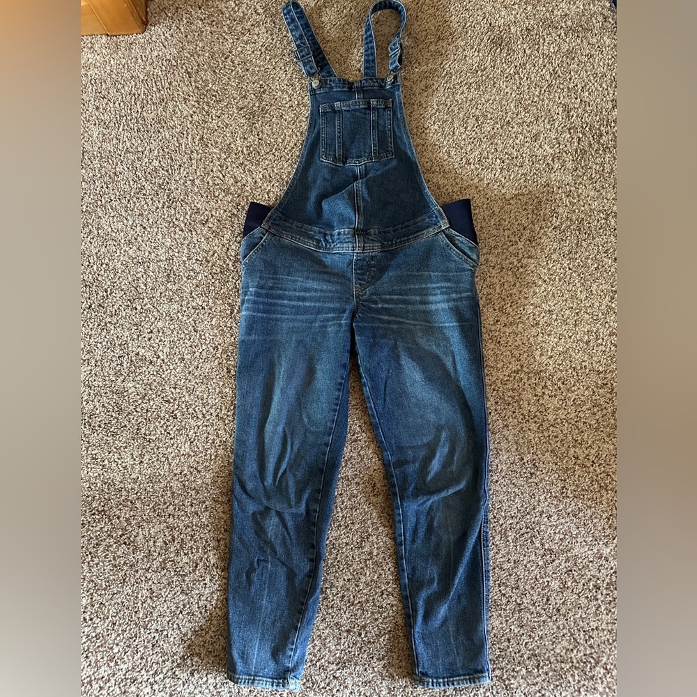 Old Navy Blue Jean MATERNITY Denim Overalls